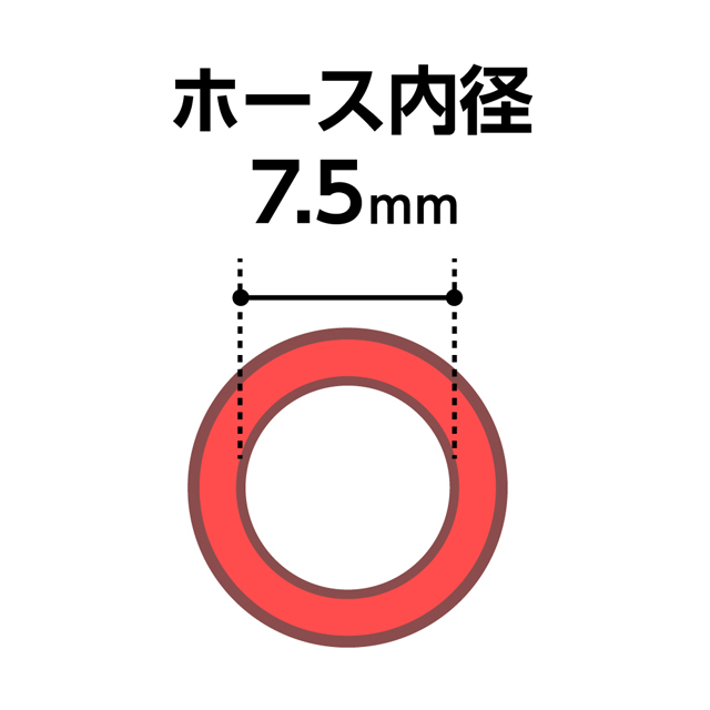 【WEB限定販売】オーロラLIGHT15m(BR)　内径7.5mm